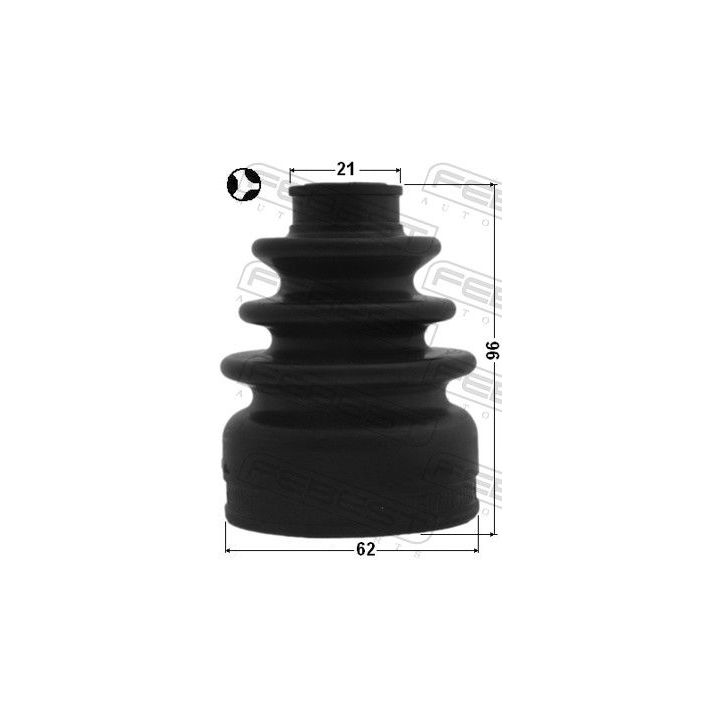 Gofruotoji membrana, kardaninis velenas FEBEST 0515-M2T