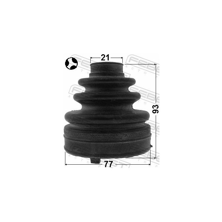 Gofruotoji membrana, kardaninis velenas FEBEST 0815-FORMTT