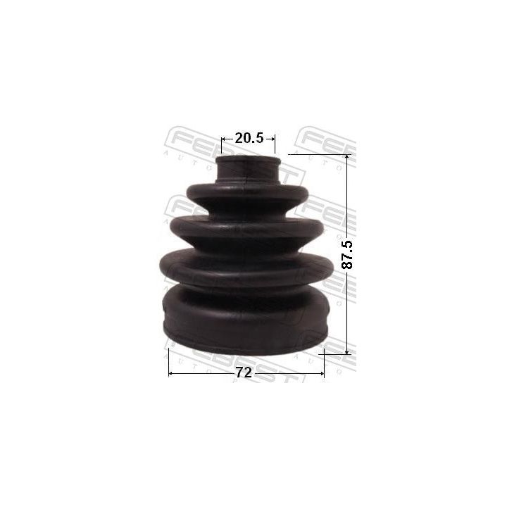 Gofruotoji membrana, kardaninis velenas FEBEST 1217-ACC