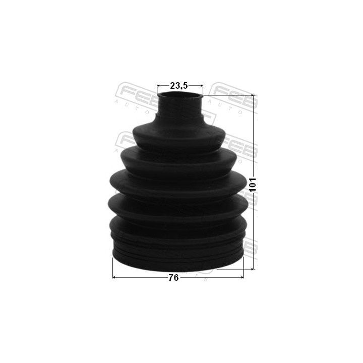 Gofruotoji membrana, kardaninis velenas FEBEST 1217-MC