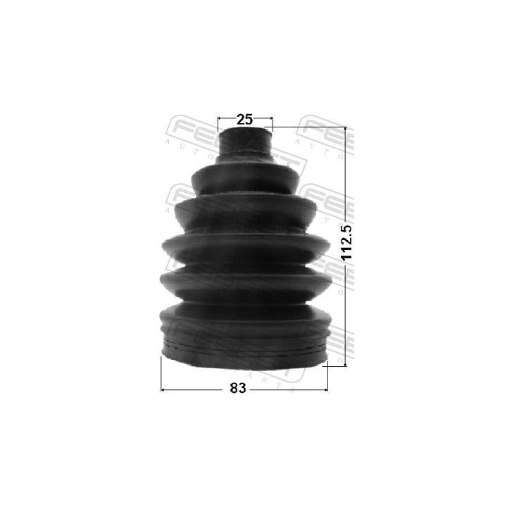 Gofruotoji membrana, kardaninis velenas FEBEST 1217P-TUC20