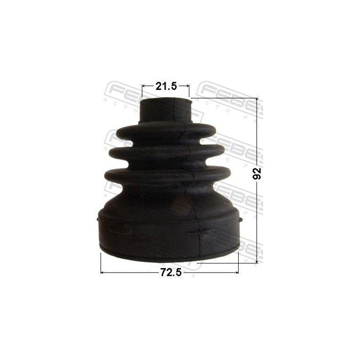 Gofruotoji membrana, kardaninis velenas FEBEST 0215-C11XT