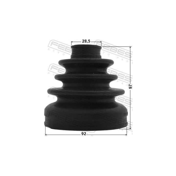 Gofruotoji membrana, kardaninis velenas FEBEST 0215-R51R37