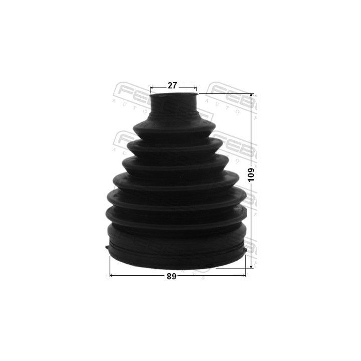 Gofruotoji membrana, kardaninis velenas FEBEST 0417P-NA4