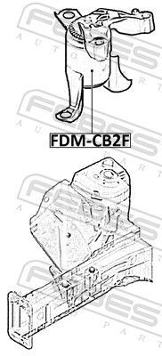Variklio montavimas FEBEST FDM-CB2F