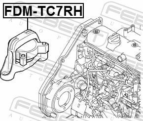Variklio montavimas FEBEST FDM-TC7RH