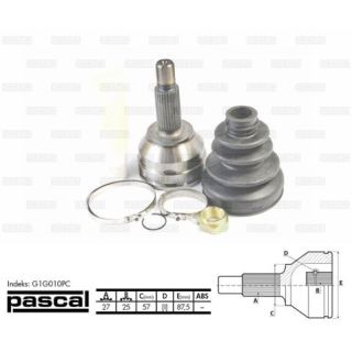 Jungčių komplektas, kardaninis velenas PASCAL G1G010PC