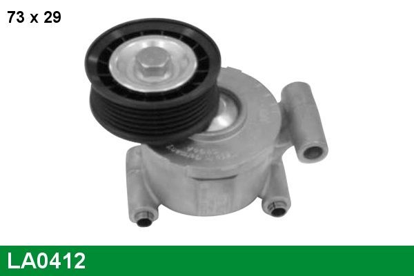 Diržo įtempiklis, V formos rumbuotas diržas LUCAS LA0412