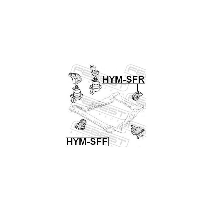 Variklio montavimas FEBEST HYM-SFR