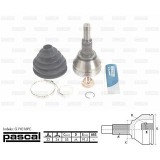 Jungčių komplektas, kardaninis velenas PASCAL G1Y016PC