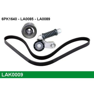 V formos rumbuotas diržas, komplektas LUCAS LAK0009