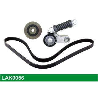 V formos rumbuotas diržas, komplektas LUCAS LAK0056