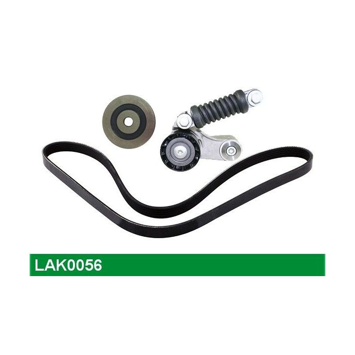 V formos rumbuotas diržas, komplektas LUCAS LAK0056