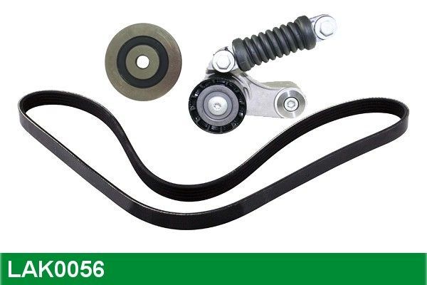 V formos rumbuotas diržas, komplektas LUCAS LAK0056