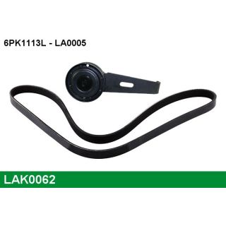 V formos rumbuotas diržas, komplektas LUCAS LAK0062