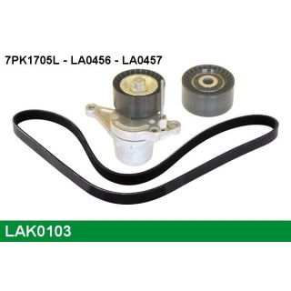 V formos rumbuotas diržas, komplektas LUCAS LAK0103