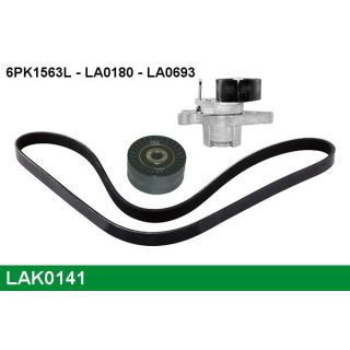 V formos rumbuotas diržas, komplektas LUCAS LAK0141