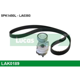 V formos rumbuotas diržas, komplektas LUCAS LAK0189