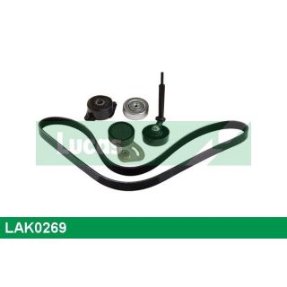 V formos rumbuotas diržas, komplektas LUCAS LAK0269