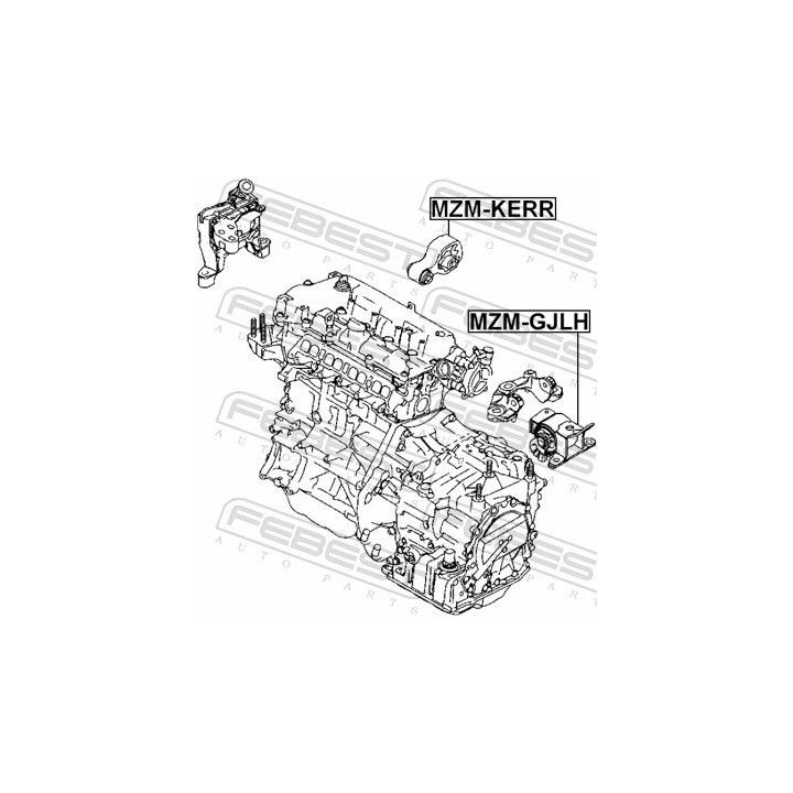 Variklio montavimas FEBEST MZM-GJLH