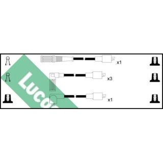 Uždegimo laido komplektas LUCAS LUC4067