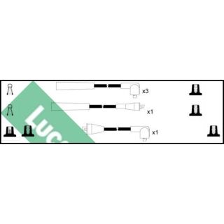 Uždegimo laido komplektas LUCAS LUC4080