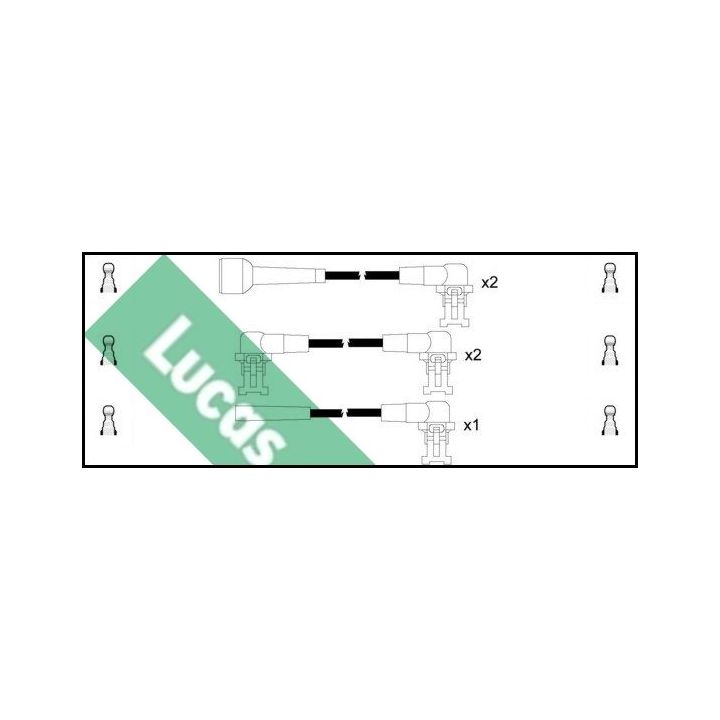 Uždegimo laido komplektas LUCAS LUC4091
