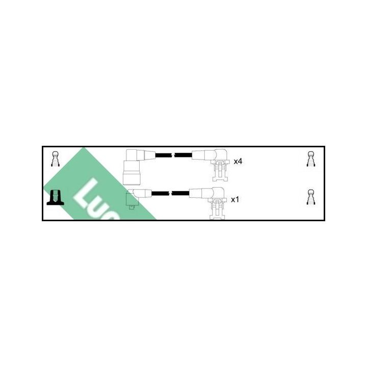 Uždegimo laido komplektas LUCAS LUC4099