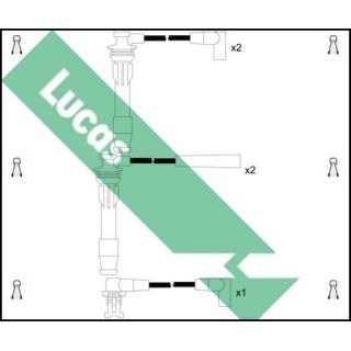Uždegimo laido komplektas LUCAS LUC4107