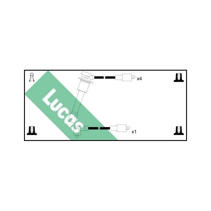 Uždegimo laido komplektas LUCAS LUC4130