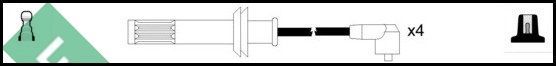Uždegimo laido komplektas LUCAS LUC4217