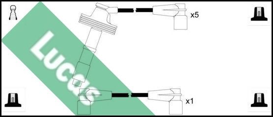 Uždegimo laido komplektas LUCAS LUC4260