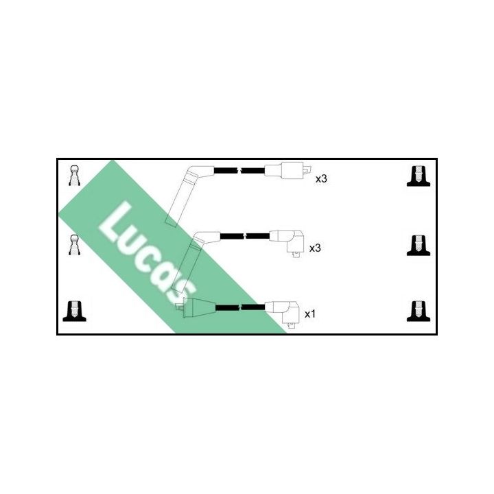 Uždegimo laido komplektas LUCAS LUC4293