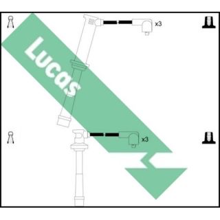 Uždegimo laido komplektas LUCAS LUC4310