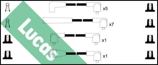 Uždegimo laido komplektas LUCAS LUC4370