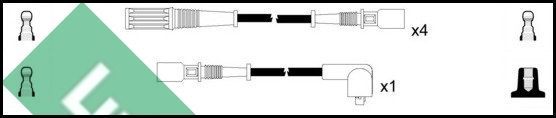 Uždegimo laido komplektas LUCAS LUC4421