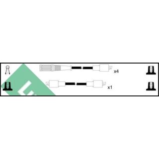 Uždegimo laido komplektas LUCAS LUC4422