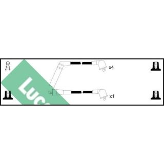 Uždegimo laido komplektas LUCAS LUC4435