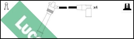 Uždegimo laido komplektas LUCAS LUC4490