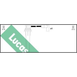 Uždegimo laido komplektas LUCAS LUC4570
