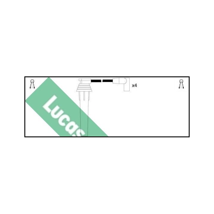 Uždegimo laido komplektas LUCAS LUC4570