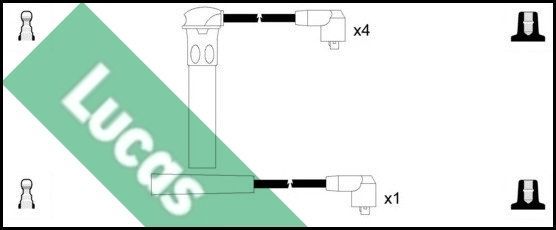 Uždegimo laido komplektas LUCAS LUC4622