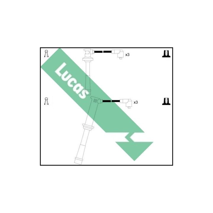 Uždegimo laido komplektas LUCAS LUC4623