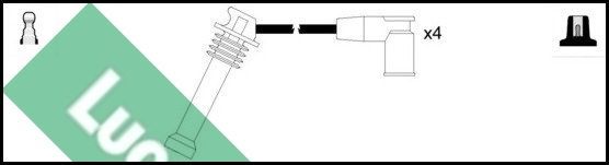 Uždegimo laido komplektas LUCAS LUC4633