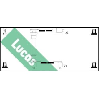 Uždegimo laido komplektas LUCAS LUC4645