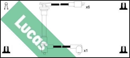 Uždegimo laido komplektas LUCAS LUC4645