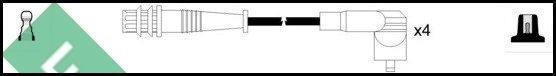 Uždegimo laido komplektas LUCAS LUC5241
