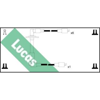 Uždegimo laido komplektas LUCAS LUC5266