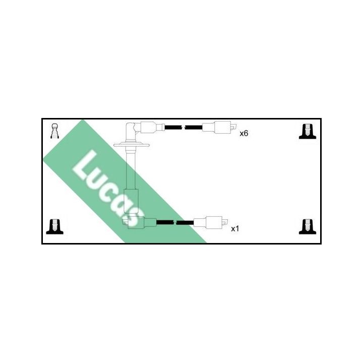 Uždegimo laido komplektas LUCAS LUC5266