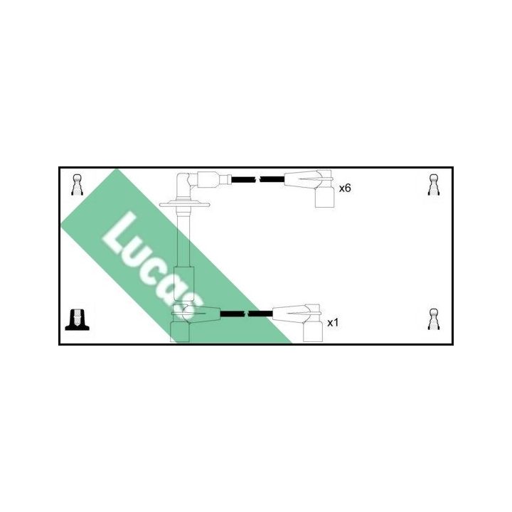 Uždegimo laido komplektas LUCAS LUC5270